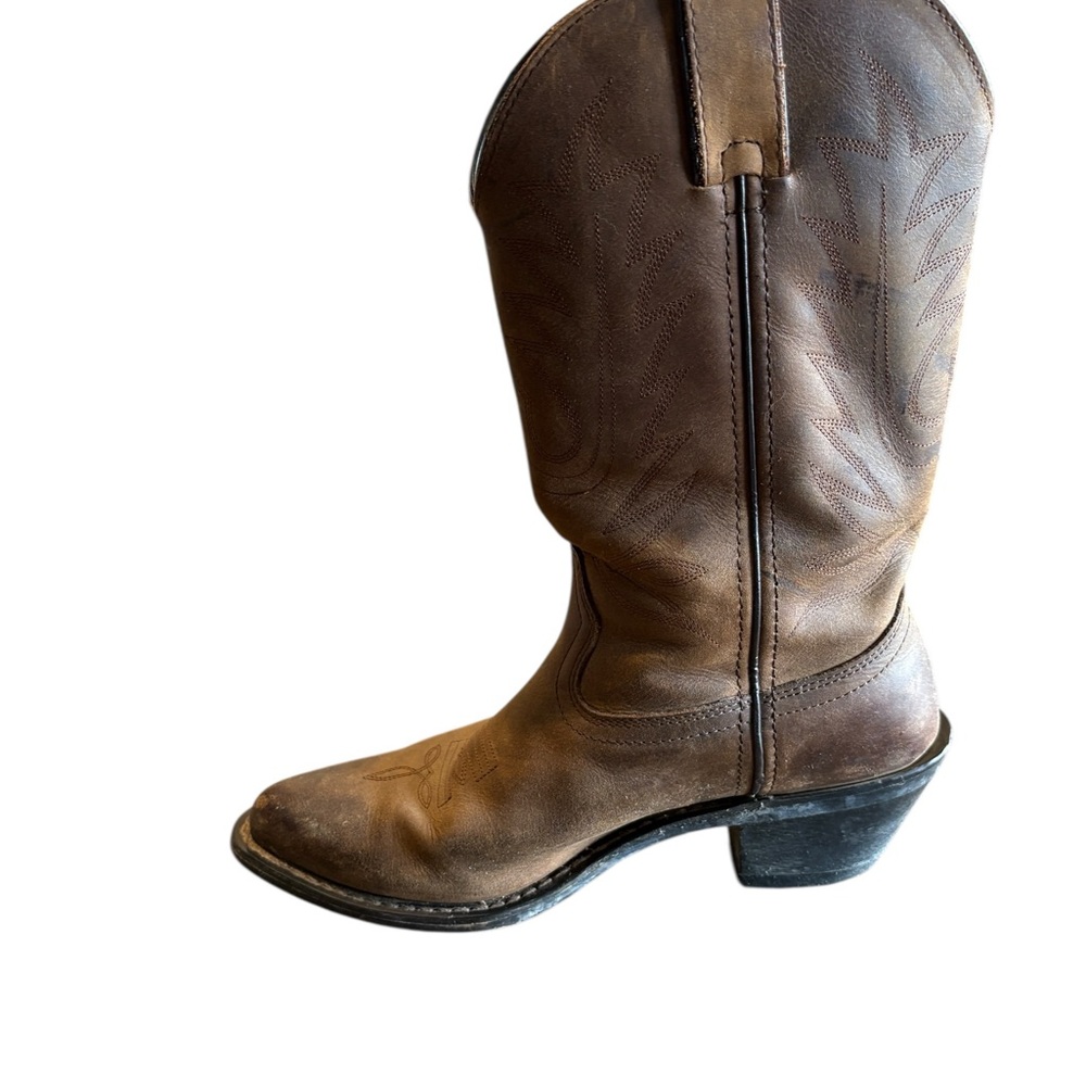 Durango Brown Heeled Boots - Picture 5 of 15